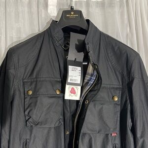 Belstaff Men's Military Field Jacket in Black